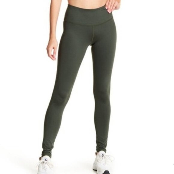 Z By Zella Olive Green Full Length Leggings Size Small - Picture 1 of 9